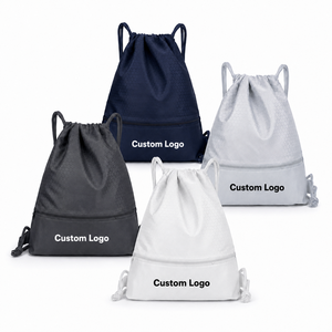 Bulk Wholesale Drawstring Bags Polyester Drawstring <b>Backpack</b> Factory Direct Sport Gym Cinch <b>Backpack</b> Daypack 4 Sizes OEM - Product Image 3