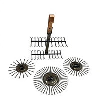Supports de placage électrolytique en titane pur Gr2 personnalisés, en forme d'étoile, pour anodisation et polissage à l'oxyde d'aluminium
