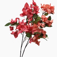 Bougainvillier artificiel fait à la main fleur glabra rouge rose fuchsia violet corail noël décoratif soie fausse fleur Spectabilis