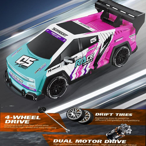 Huada 4WD 1/20 Glow Shell năng lượng Xe mô hình Trôi Dạt <span class=keywords><strong>RC</strong></span> đua xe đồ chơi tốc độ cao điều khiển từ xa xe thể thao điện đồ chơi - Product Image 3