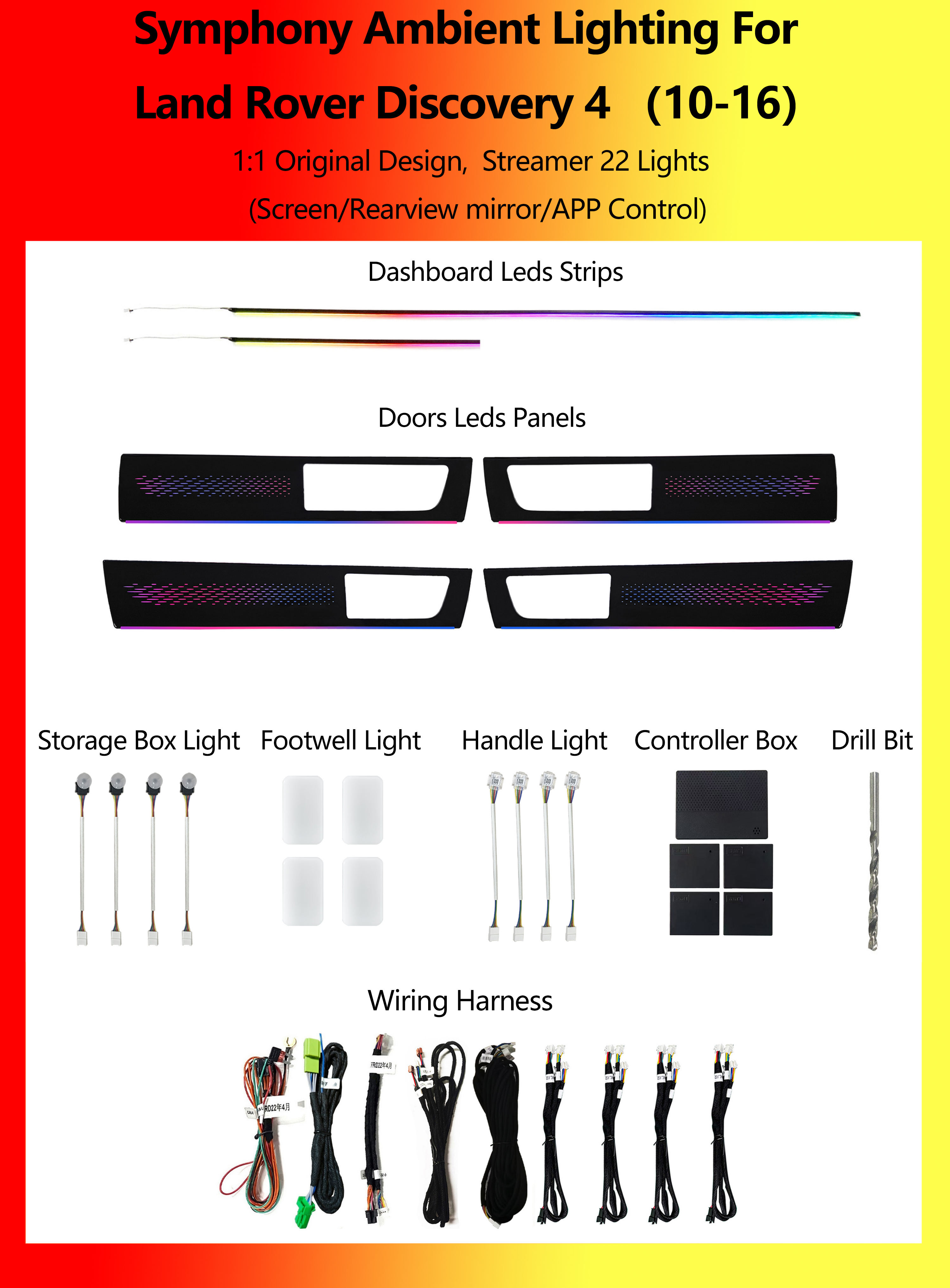 Land Rover Discovery 4 Streamer Symphony 22 Lights