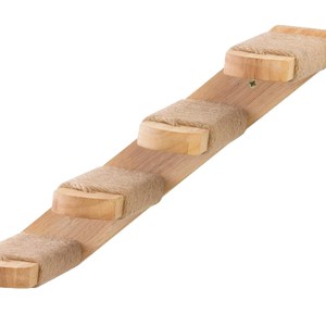 Estructura de Madera Maciza para Gatos, Montada en la Pared, 4 Niveles, Cuerda de Sisal, Tablas de Madera, Árbol para Gatos Resistente - Product Image 5