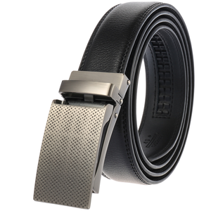 Cinto Masculino de Couro Genuíno Ajustável com Fivela Personalizada e Logotipo em Liga Metálica – Tendência da Moda - Product Image 5