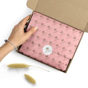Papier floriste 100 bông giấy A4 tinh bột miễn phí món quà mô giấy trắng và vàng - Product Image 4