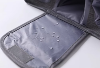 Sac de rangement suspendu pour voiture de bébé, en tissu polyester, panier multifonctionnel pratique pour nouveau-né, sans BPA, avec poignée pliable