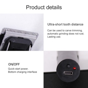 Tagliacapelli USB Mini Vendita Calda della Fabbrica, Argento e Nero, Piccolo Tubo per Taglio Capelli, per Uso Domestico e Alberghiero - Product Image 5