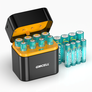 Gmcell เครื่องชาร์จแบตเตอรี่ลิเธียมไอออน AAA AAA แบบชาร์จไฟได้8ช่องที่ชาร์จแบตเตอรี่แอลซีดีชนิดไมโคร USB ชนิด C ที่ชาร์จแบตเตอรี่อินพุต - Product Image 1