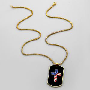 <span class=keywords><strong>Collier</strong></span> universel du jour de l'indépendance des États-Unis explosif transfrontalier pour hommes et femmes <span class=keywords><strong>collier</strong></span> pendentif <span class=keywords><strong>militaire</strong></span> américain en gros - Product Image 3
