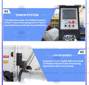 Galvanised Steel Belt air Duct Machine Spiral Air Round Duct Forming Making Machine - Product Image 2