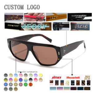 Unisex Square Full Rim Sunglasses Solid Black Frame <b>Polycarbonate</b> Lens Anti-Uv Protection Lightweight Adult Style - Product Image 2