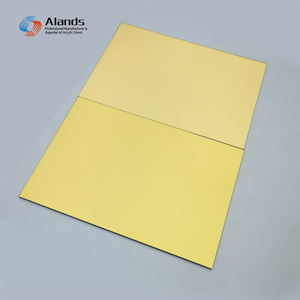 ألواح أكريليك ذهبية من ALANDS، ألواح أكريليك فضية عاكسة مقاس 1220×2440 ملم للقطع بالليزر - Product Image 3