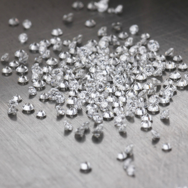 HMOIS melee diamond EF color cut VVS1 white round brilliant natural loose wholesale moissanite diamonds for moissanite jewelry