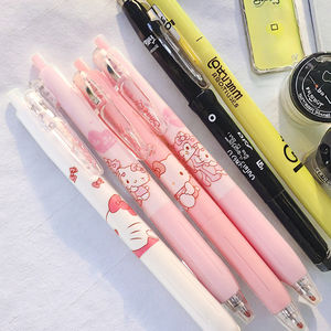 Bolígrafo de punta redonda de 0.5 mm, color negro, para escuela primaria y secundaria, con tinta negra - Product Image 1