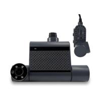 Caméra embarquée 4G 1080p à 3 objectifs, 3 canaux, avec suivi GPS, capteur G, double objectif, boîte noire de voiture, gestion de flotte
