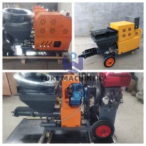 آلة رش الأسمنت والملاط التي تعمل بالديزل، جهاز رش الطلاء والجص الكهربائي قابل للتخصيص مع شهادة CE - Product Image 4