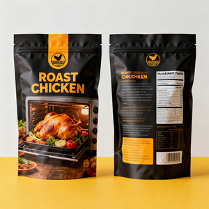 Bolsa con Cierre para Pollo Asado Caliente, Personalizada, <span class=keywords><strong>de</strong></span> Alta Calidad, con Asa, Apta para Microondas - Product Image 1