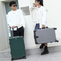 Mode coréenne valise d'affaires unisexe 20-26 pouces grand adulte ABS Trolley Case fermeture éclair ouverture Spinner roues PP bagages voyage