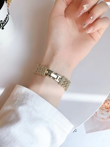 สายนาฬิกาข้อมือสำหรับ <span class=keywords><strong>Apple</strong></span> <span class=keywords><strong>Watch</strong></span>, สายรัดข้อมือ3D เพชรแฟชั่นสำหรับ <span class=keywords><strong>Apple</strong></span> <span class=keywords><strong>Watch</strong></span> Band 10 9 ultra <span class=keywords><strong>8</strong></span> 7 6 5 4 3 2 1 SE - Product Image 5