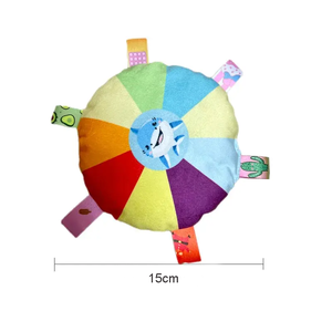 Köpek açık interaktif eğitim oyunları Bite dayanıklı çiğnemek oyuncak evcil komik uçan diskler oyuncaklar ile çan peluş Squeaker oyuncaklar - Product Image 3