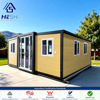 Maison conteneur préfabriquée extensible 40 pieds 20 pieds aux normes australiennes, 1, 2, 3, 4, 5 chambres, de luxe, prix compétitif, maison mobile, logement annexe