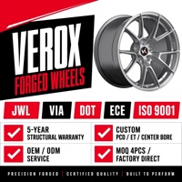Rines de Aleación Forjada VeroX VS-5 de 18-22 Pulgadas 5x120 5x114.3 para BMW G87 Audi RS3 Mercedes Tesla Lexus Toyota GR86 Personalizados
