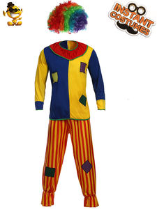 Costume de Clown <span class=keywords><strong>cirque</strong></span> pour garçon, Clown coloré, Costume Cosplay de fête d'halloween, pour enfants, nouvelle collection - Product Image 3
