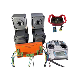 750W 1000W double moteur à engrenages CC sans balais pour châssis sur chenilles <span class=keywords><strong>AGV</strong></span> piste tondeuse à gazon Transport Robot porte-réservoir - Product Image 6