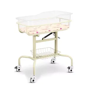 New Born Bed Infants Crib Baby Cot Manual Adjustable Movable ABS Plastic Metal Carton Kids Furniture Modern Newborn Baby Care