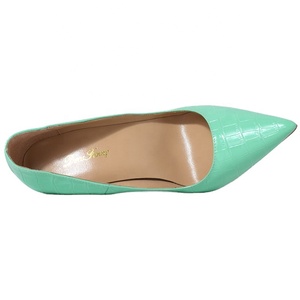 Custom-made <b>Green</b> High Heels for Women Sexy Stiletto Red Bottom <b>Pumps</b> Breathable Fashion Trend Summer Autumn 12cm/10cm/8cm - Product Image 2