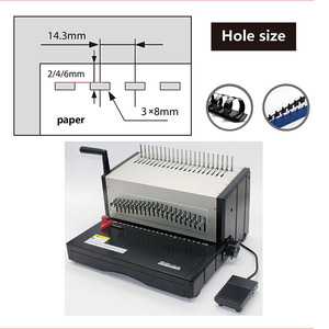 <span class=keywords><strong>Perforateur</strong></span> électrique OFIS Es8708 et reliure à anneaux de livre A3 Machine à relier manuelle à peigne et à <span class=keywords><strong>fil</strong></span> - Product Image 2