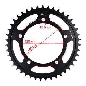 Nouveau pignon arrière 525-43T pour GSX-R1000 GSX-S750 GSX-R600 Suzuki pour motos Triumph 865 Thruxton <span class=keywords><strong>Bonneville</strong></span> - Product Image 6