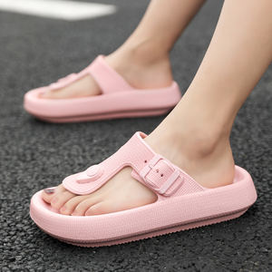 Chanclas de mujer cómodas de tendencia de verano nueva de fábrica personalizada zapatillas transpirables de <span class=keywords><strong>EVA</strong></span> para parejas - Product Image 2