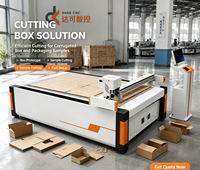 Machine de découpe CNC informatisée Dake pour carton, mousse, papier ondulé, avec outil de découpe oscillant 11 kW, garantie 1 an