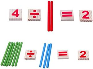 Juguetes Montessori DIY para Niños, Bloques de Madera con Números y Alfabeto, Palitos para Contar, Juegos de Matemáticas para el Aprendizaje Temprano, Regalos Coloridos - Product Image 5