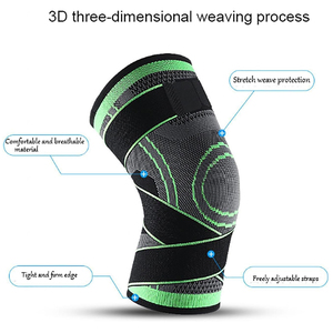 Genouillères de compression personnalisables avec logo et sangle de maintien antidérapante pour l'entraînement sportif, le football et le cyclisme – Manchon de compression pour mollets - Product Image 2