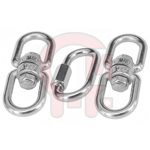 Hlm biển Neo đậu xoay mắt kết nối thép không gỉ đôi mắt Snap xoay mắt để mắt để Hàm xoay vòng treo kết nối - Product Image 2