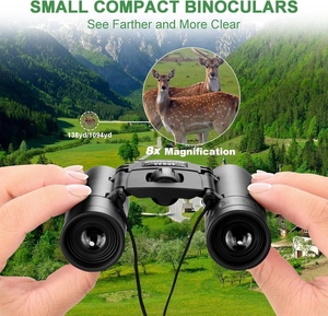 Mini télescope pliable 40*22 pour voyages professionnels, camping, chasse, observation de matchs de football, opéra, télescope HD - Product Image 5