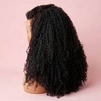 Perruque Afro Kinky Curly 4C avec Baby Hair - Perruque Lace Front HD 13x4 13x6 sans colle en cheveux humains pré-épilée avec ligne de cheveux naturelle - Vente en gros