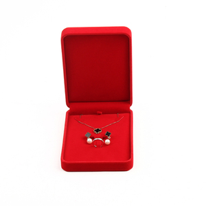 Cajas de Joyería de Terciopelo de Alta Gama Personalizadas, Pequeñas, Blancas, de Primera Calidad, Importadas, de Marca, para Regalo - Product Image 3