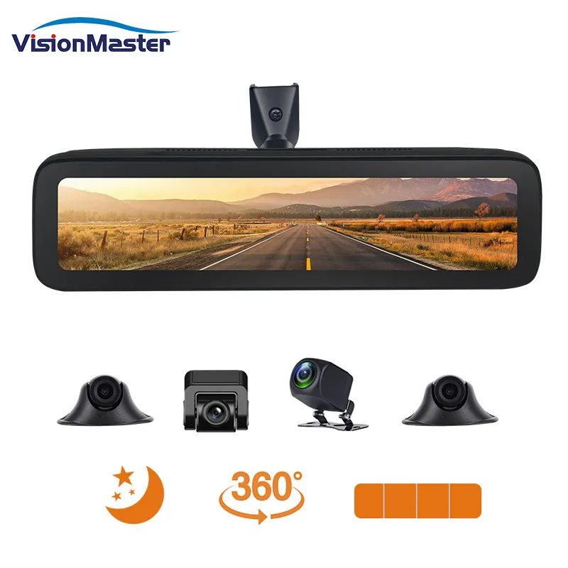 4CHS mirror dashcam camera or special mount mirror DVR/truck DVR