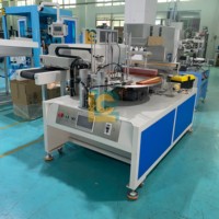 Nouvelle machine de tampographie rotative automatique LC haute précision pour règle en plastique, monocouleur, avec moteur servo