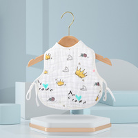 Bavoir HOSHOM de haute qualité, personnalisé, 100% coton, motif canard mignon, logo personnalisé, photo brodée, imprimé