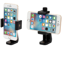 Support de téléphone de table, rotation à 360°, support de smartphone, adaptateur, hauteur réglable, plastique ABS, compatible avec les téléphones mobiles