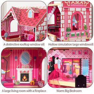 Hermosa Casa de Muñecas de Madera que Estimula la Imaginación Creativa para Niñas de 3, 4, 5 y 6 Años - Product Image 2