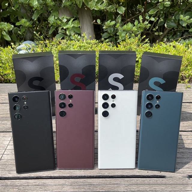 US Version Original 98% New Wholesale Brand Used Phones for Am Sung S22 Ultra 5G Smartphone 256GB Unlocked Cellphone