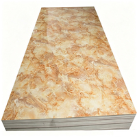 Panneaux muraux en PVC imitation marbre UV, imperméables, ignifuges, écologiques, 3 mm, pour la décoration intérieure, salon, chambre à coucher