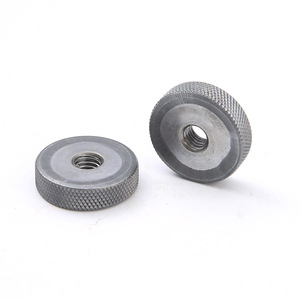 Tuercas redondas moleteadas de acero al carbono M4-M24 métricas, grado A, nivel 4.8, para fabricación de equipos generales - Product Image 1