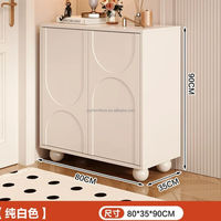 Meuble à chaussures intégré à l'armoire de rangement d'entrée de la maison, armoire de rangement murale pour l'entrée, meuble à chaussures multi-niveaux