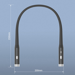 Lámpara de Lectura LED de Doble Cabezal para Dormitorio, con Correa para el Cuello, Tres Colores, Flexible, Ajustable, Recargable y Regulable, Superventas - Product Image 2