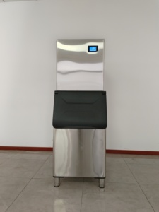 Máquina de Hielo en Cubos NES-250C-8, 22mm 28mm 38mm, 250kg, Máquina de Hielo Comercial para Cafeterías y Tiendas, Empacadora de Hielo - Product Image 1
